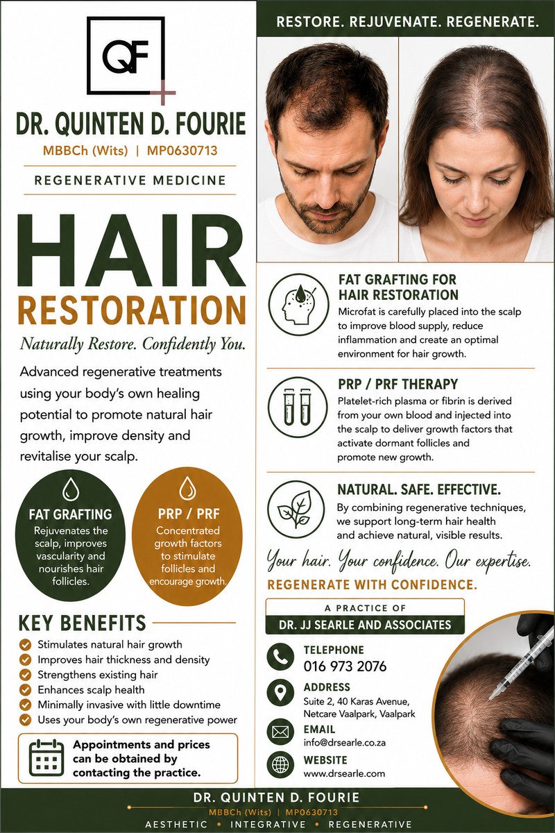 Hair Restoration Flyer